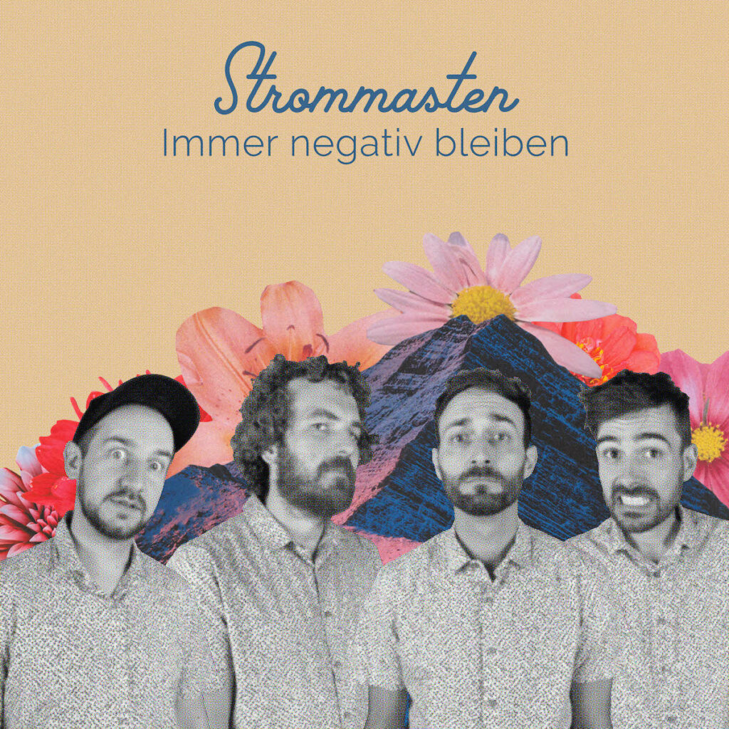 Cover der EP "Immer negativ bleiben" der Dortmunder Band Strommasten.